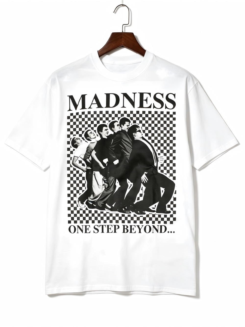 Madness One Step Beyond Graphics Womens Mens T-shirt Unisex